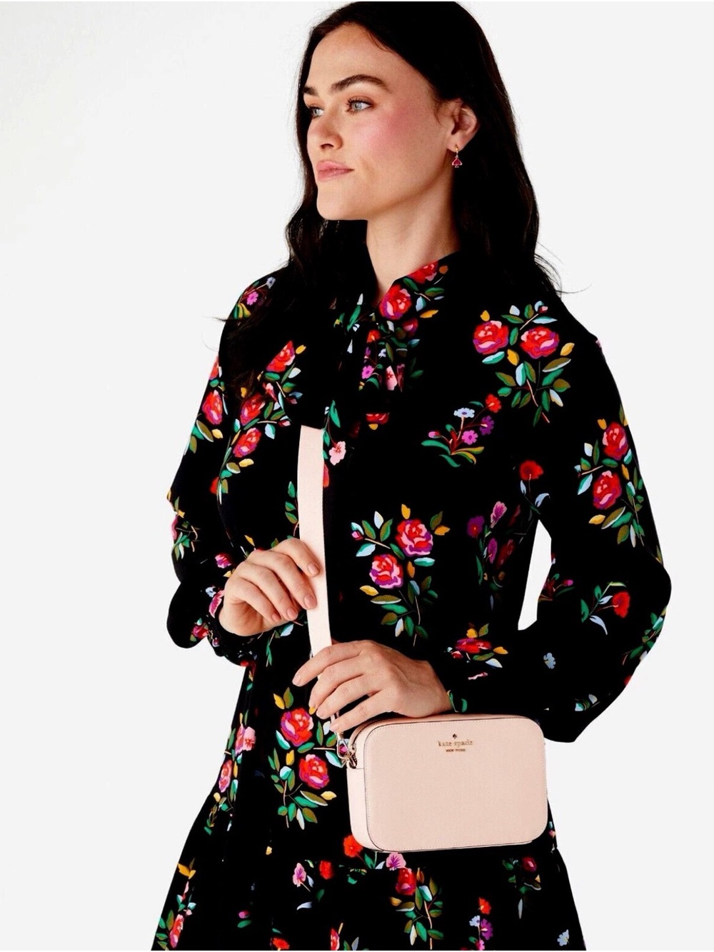 NWOT kate spade Pink Saffiano Crossbody Bag